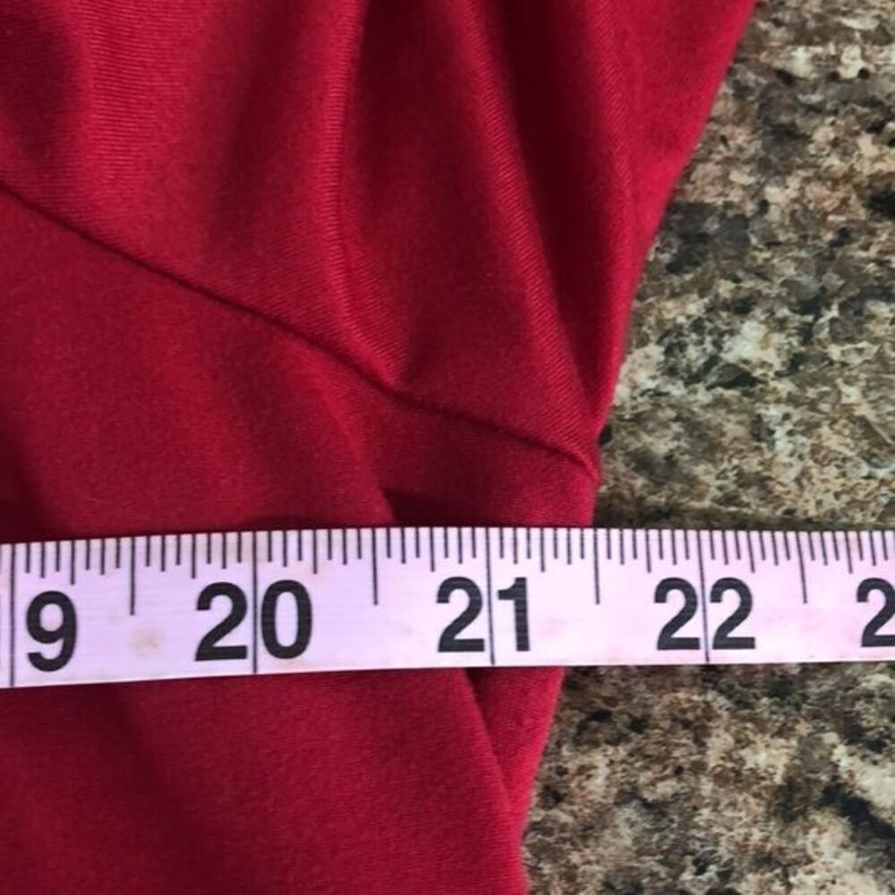 Vintage women Top fashion of NY Red and black blouse size 2X - Picture 10 of 12